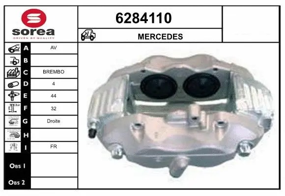 Brake Caliper (6284110)
