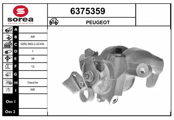 Brake Caliper (6375359)