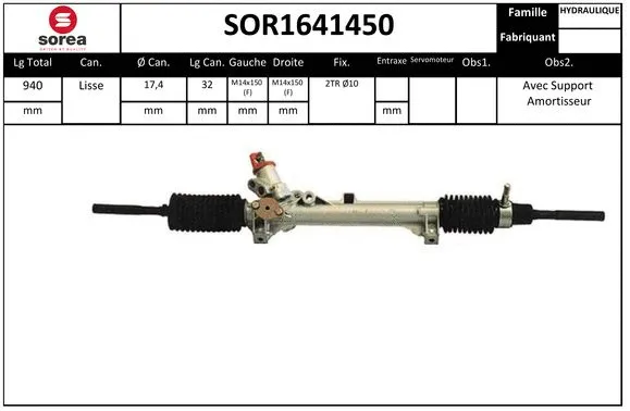 Steering Gear (SOR1641450)