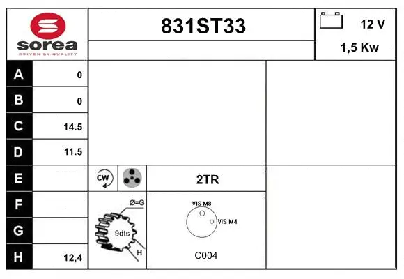 Starter (831ST33)