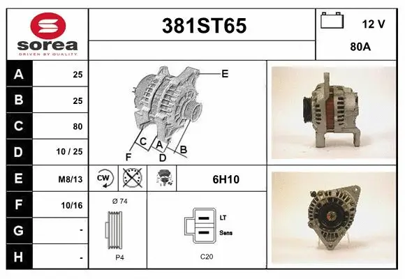 Alternator (381ST65)