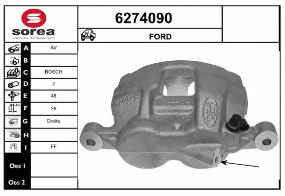 Brake Caliper (6274090)