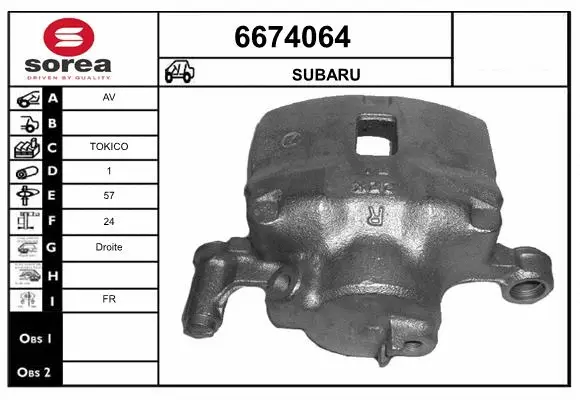 Brake Caliper (6674064)