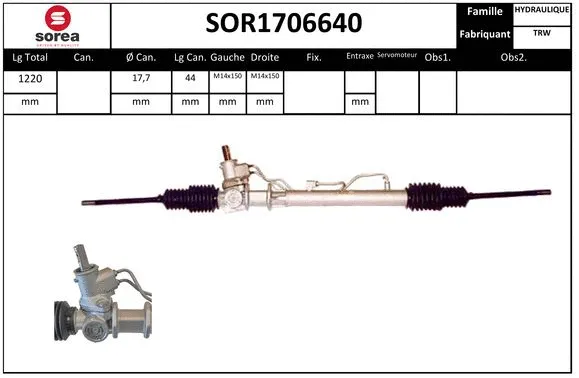 Steering Gear (SOR1706640)