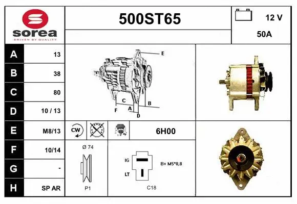 Alternator (500ST65)