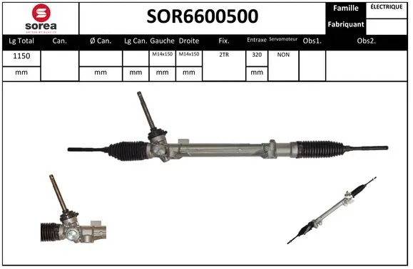 Steering Gear (SOR6600500)
