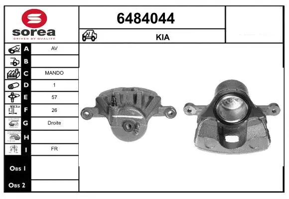 Brake Caliper (6484044)