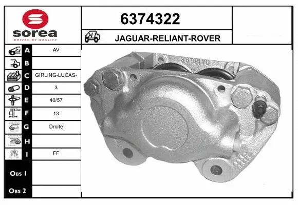 Brake Caliper (6374322)