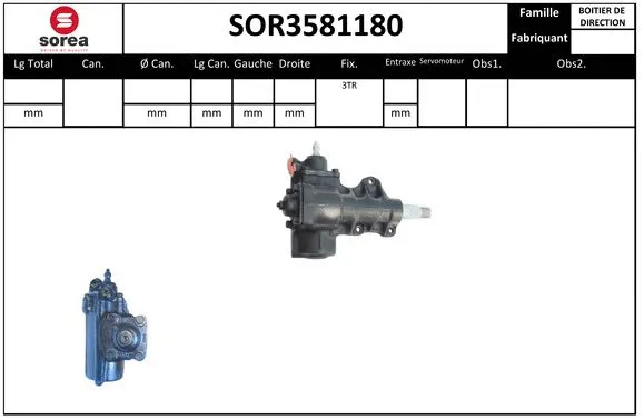 Steering Gear (SOR3581180)
