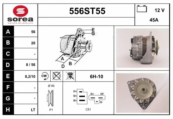 Alternator (556ST55)