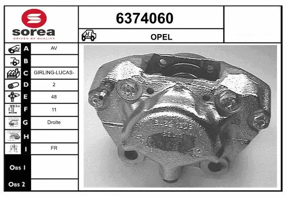 Brake Caliper (6374060)