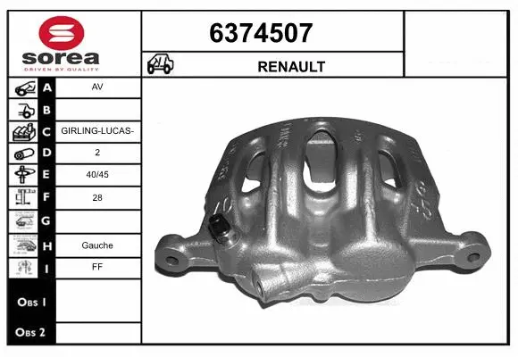 Brake Caliper (6374507)