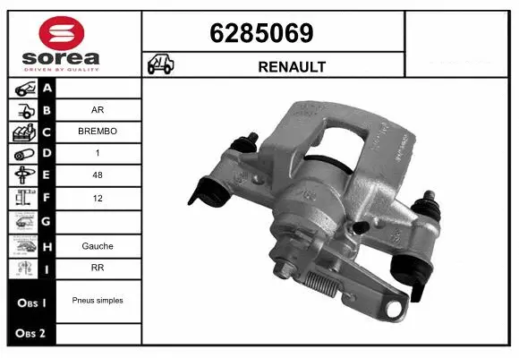 Brake Caliper (6285069)