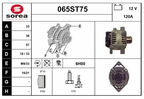 Alternator (065ST75)