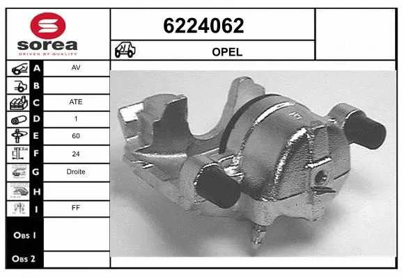 Brake Caliper (6224062)