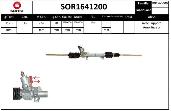 Steering Gear (SOR1641200)