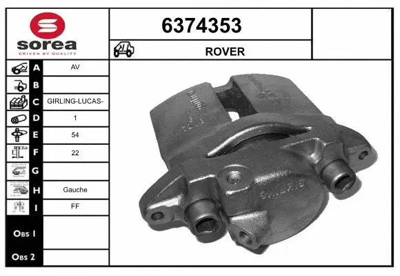 Brake Caliper (6374353)