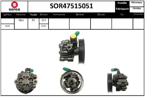 Hydraulic Pump, steering (SOR47515051)