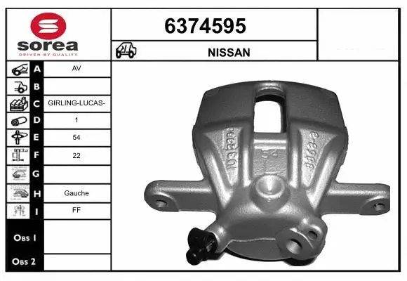 Brake Caliper (6374595)