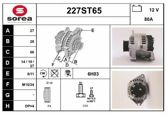 Alternator (227ST65)