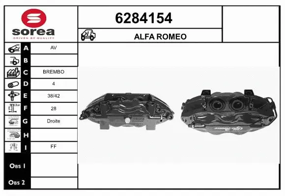 Brake Caliper (6284154)