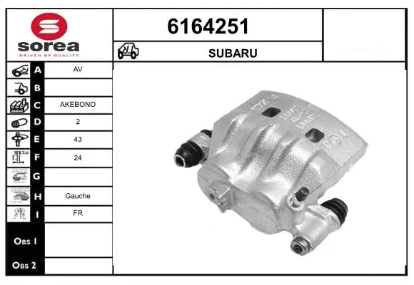 Brake Caliper (6164251)