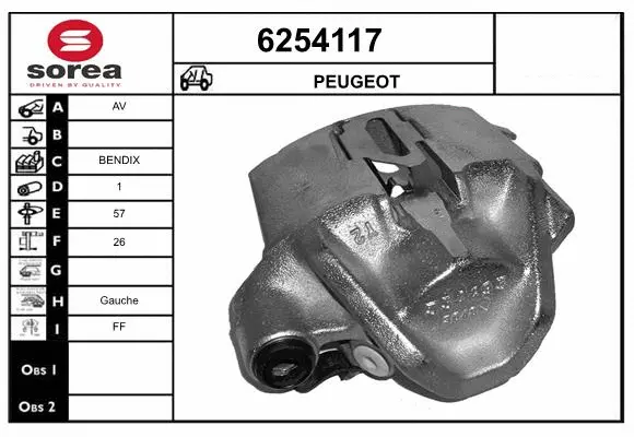 Brake Caliper (6254117)
