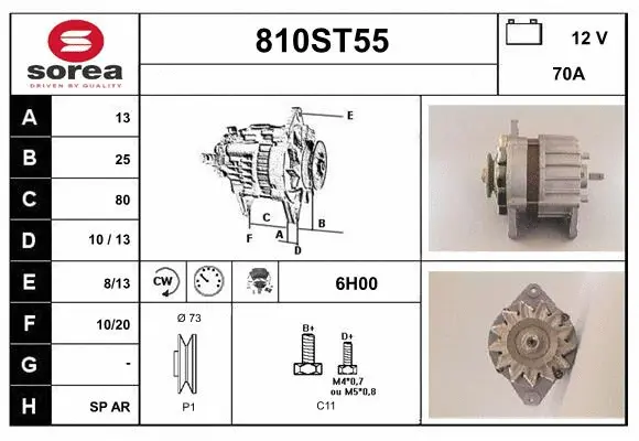 Alternator (810ST55)
