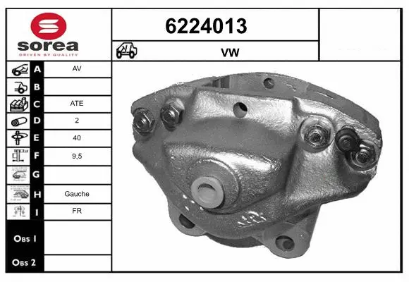 Brake Caliper (6224013)