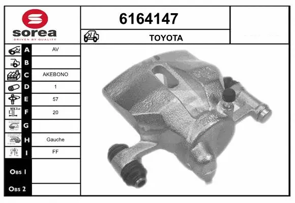 Brake Caliper (6164147)