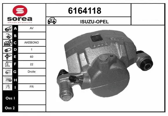 Brake Caliper (6164118)