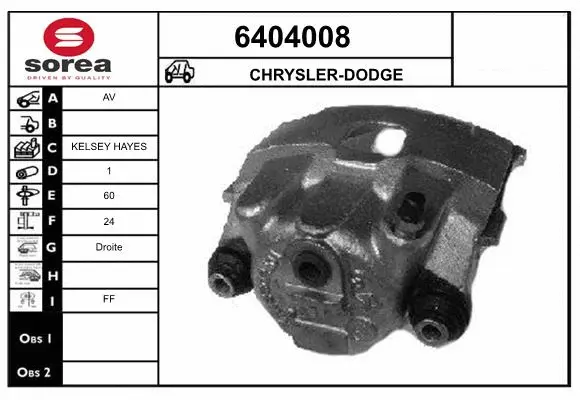 Brake Caliper (6404008)
