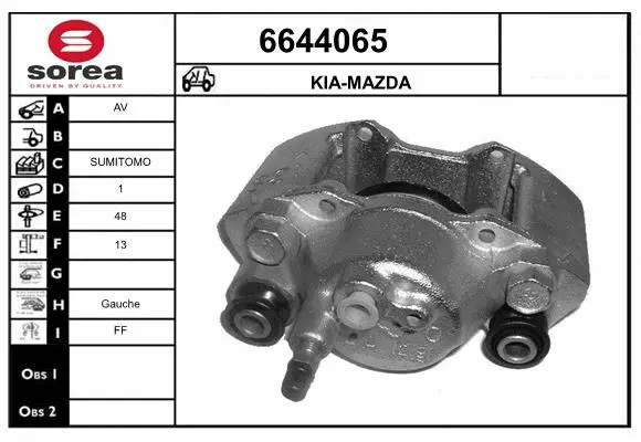 Brake Caliper (6644065)