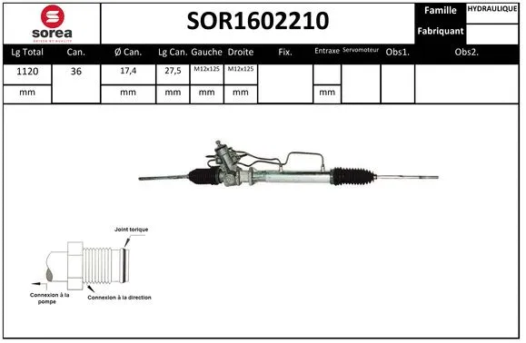 Steering Gear (SOR1602210)