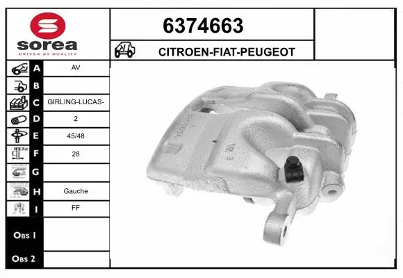 Brake Caliper (6374663)