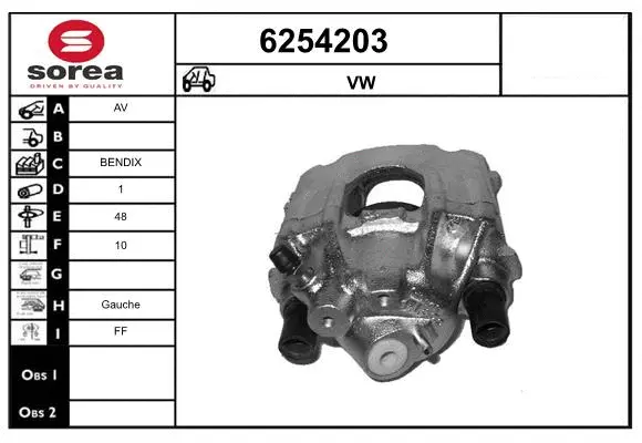Brake Caliper (6254203)
