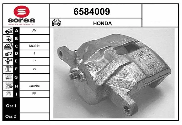 Brake Caliper (6584009)