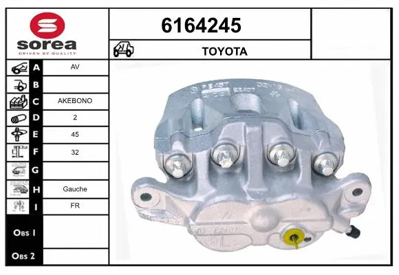 Brake Caliper (6164245)