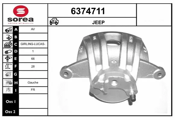 Brake Caliper (6374711)