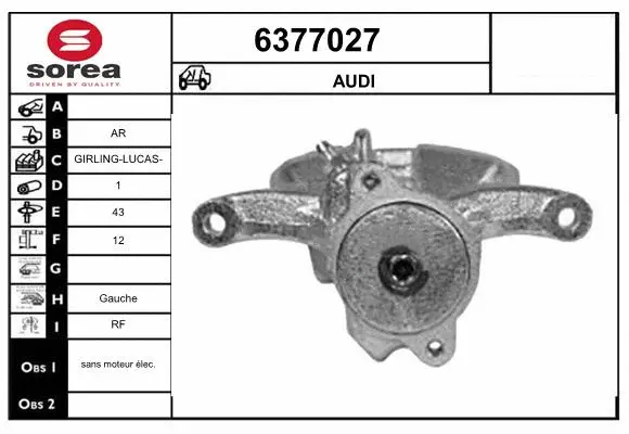 Brake Caliper (6377027)