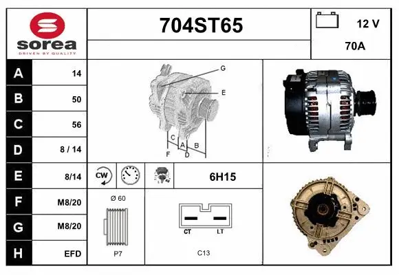Alternator (704ST65)