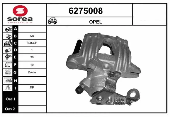 Brake Caliper (6275008)