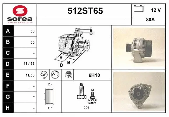 Alternator (512ST65)