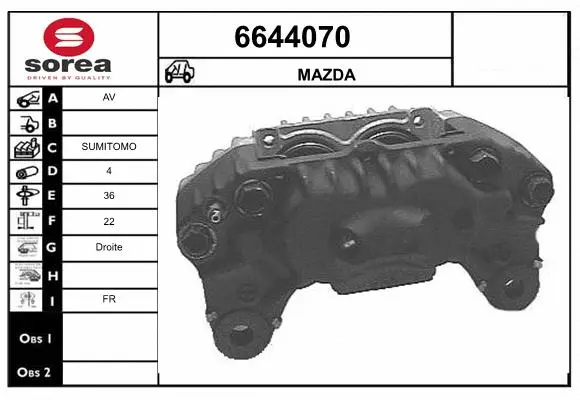 Brake Caliper (6644070)