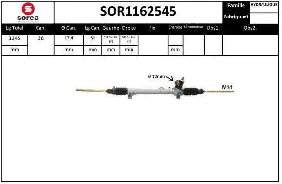 Steering Gear (SOR1162545)