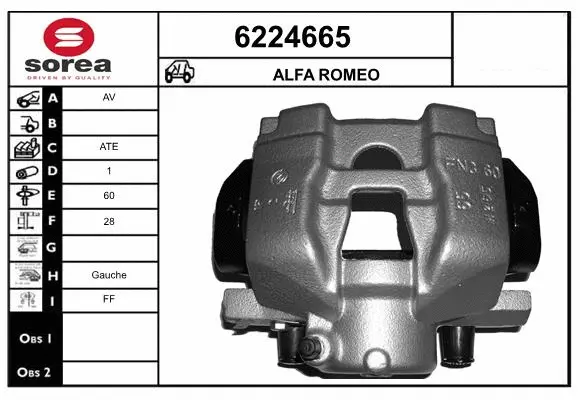 Brake Caliper (6224665)