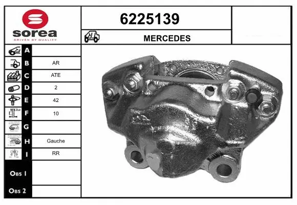 Brake Caliper (6225139)