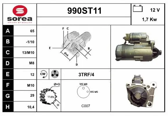 Starter (990ST11)