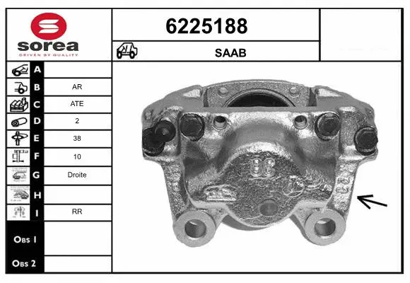 Brake Caliper (6225188)