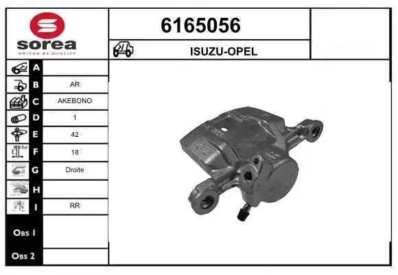 Brake Caliper (6165056)